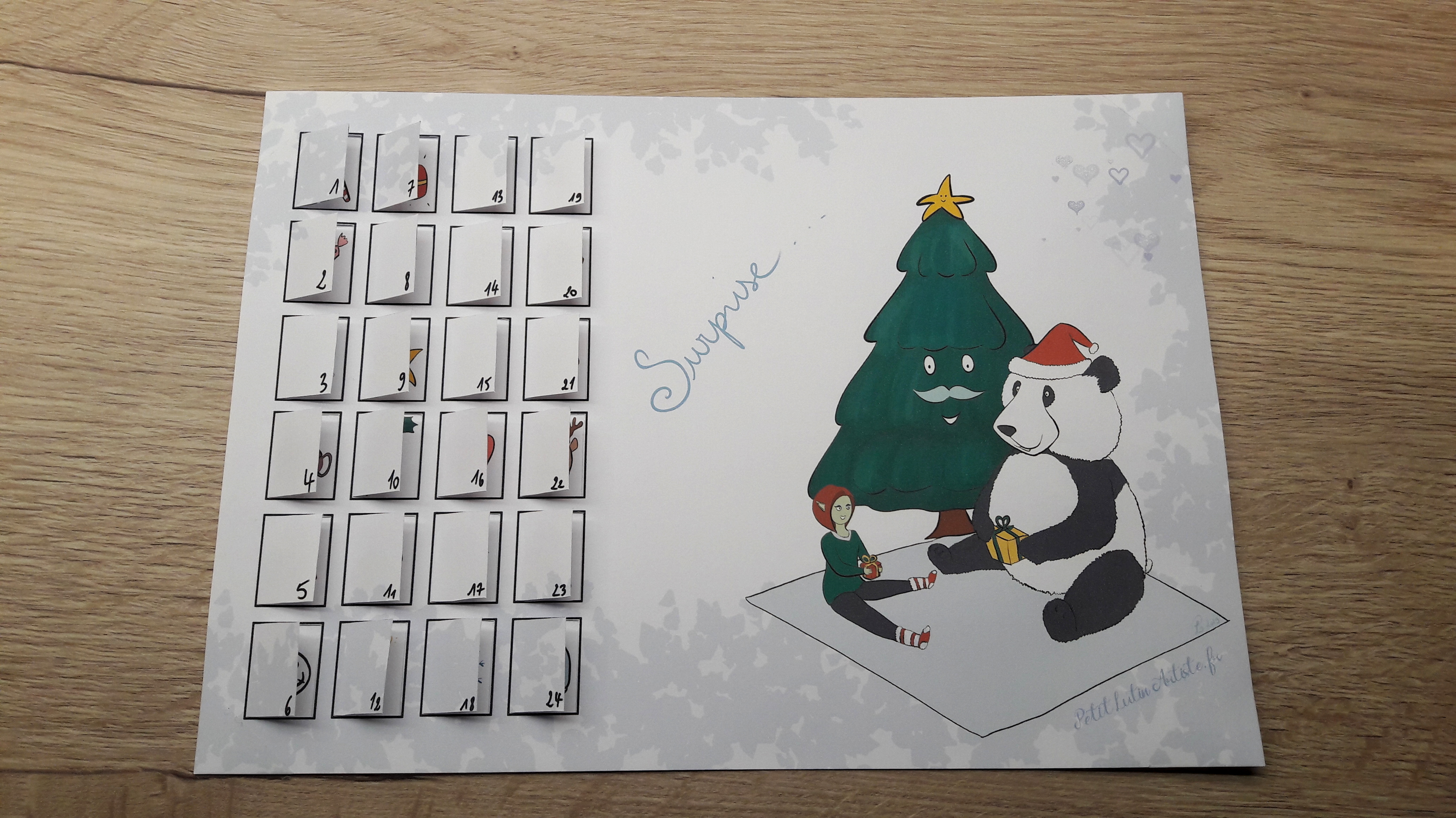 finished advent calendar